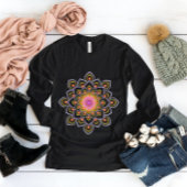 T-shirt Mandala simple et colorée