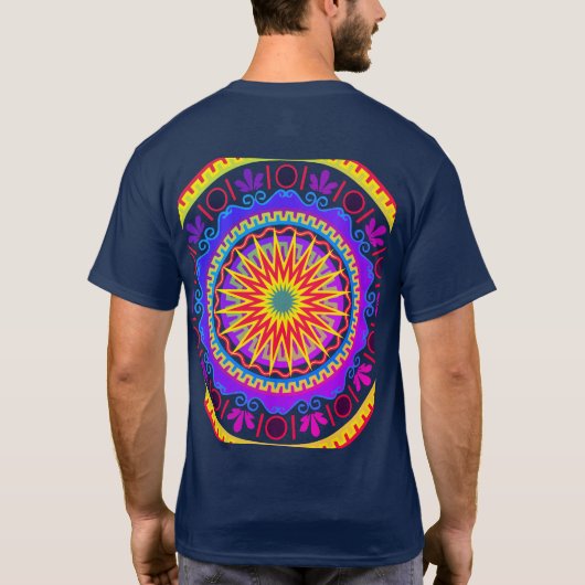 T-shirt mandala t (Dos)