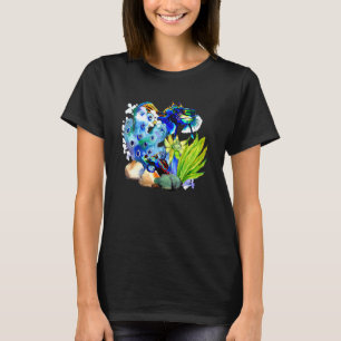 T-shirt Mandarin Goby Coral eau salée Poisson Aquarium L