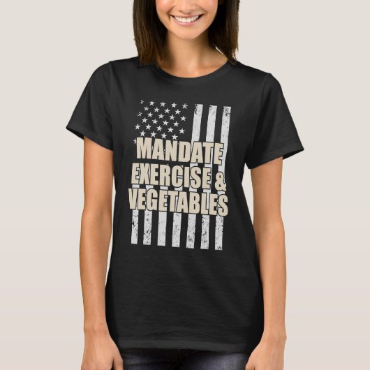 T-shirt Mandat Exercice Et Légumes (Devant)
