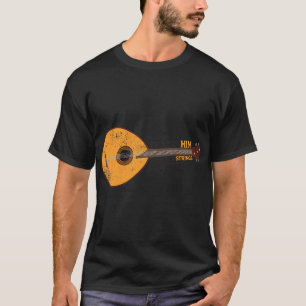 T-shirt Mandolin Lover Le Loue Avec Les Cordes PSALM 1