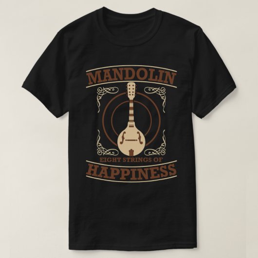 T-shirt Mandolin Lover Mandoline (Design devant)