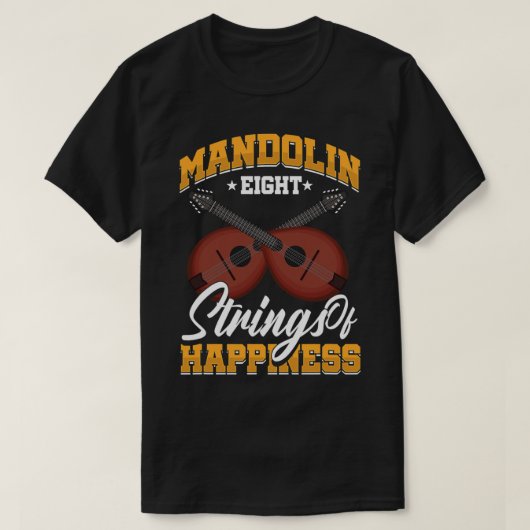 T-shirt Mandolin Lover Player Chaîne Instruments Bluegrass (Design devant)