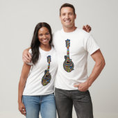T-shirt Mandoline de mosaïque (Unisexe)