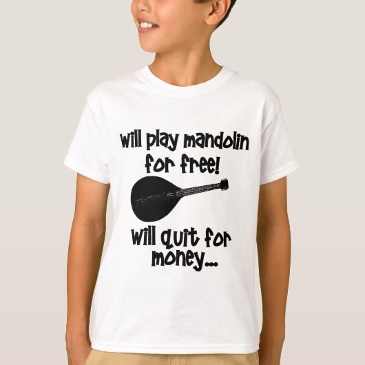 T-shirt mandoline drôle (Devant)