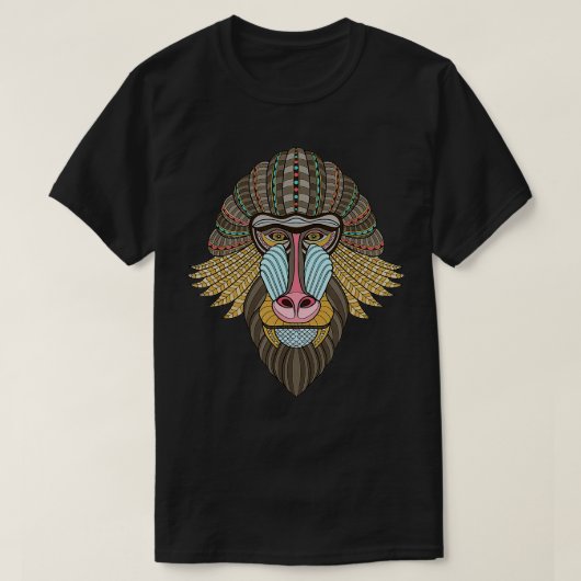 T-shirt Mandrill Baboon (Design devant)
