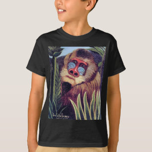 T-shirt Mandrill de Rousseau "dans la jungle" (circa 1909)