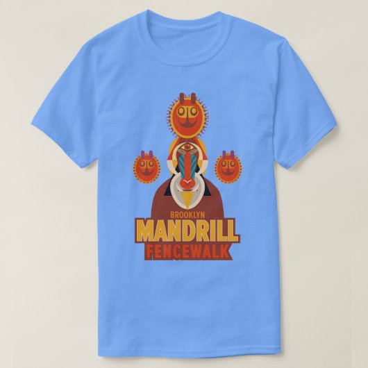 T-shirt Mandrill Grooves Funkadelic Vibes from the Big App (Design devant)