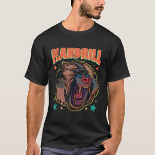T-shirt Mandrill Primates Afrique Faune