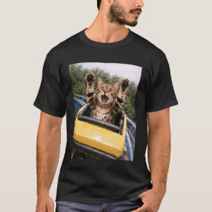 T-shirt Manège de chat drôle Graphique Mème idiot Bengal