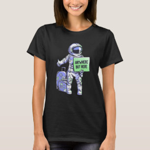 T-shirt Manège de l'univers Ailleurs qu'ici Astronaute spa