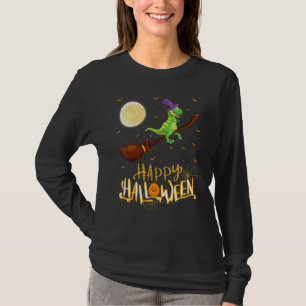 T-shirt Manège Dinosaure Sorcière Fusil Dinosaure Hallowee