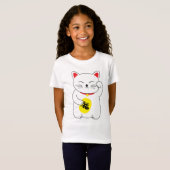 T-Shirt Maneki Neko Chat Lucky (Devant entier)