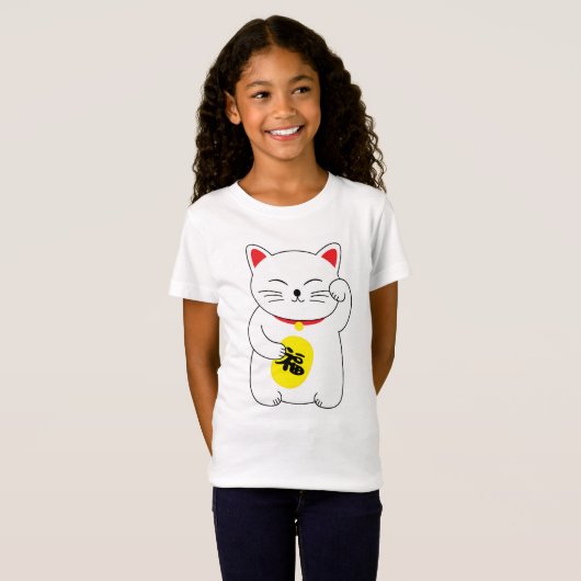 T-Shirt Maneki Neko Chat Lucky (Devant entier)