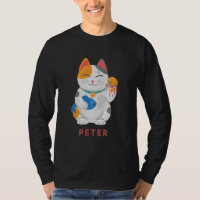 Maneki Neko White Chat, symbole de bonne chance