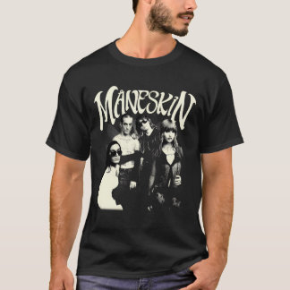 T-shirt Maneskin Band Retro