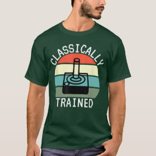 T-shirt Manette de jeu classiquement entraînée Vidéo de je
