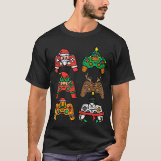 T-shirt Manette de jeu de Noël pour hommes et garçons Yo
