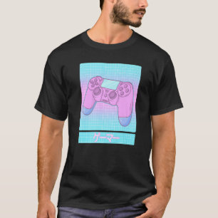 T-shirt Manette de jeu esthétique Otaku japonais Vaporwave