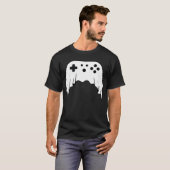 T-shirt Manette de jeu Halloween (Devant entier)