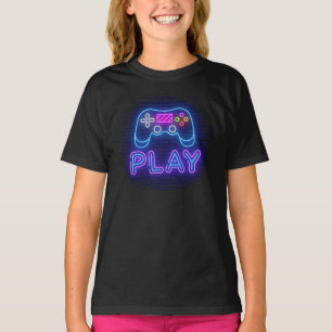 T-shirt Manette de jeu Neon
