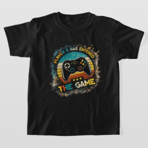 T-shirt Manette de jeu rétro Création graphique vintage