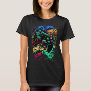 T-shirt Manette de jeu vidéo Gamer 17