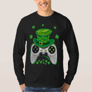 T-shirt Manette de jeu vidéo garçons joueurs irlandais St