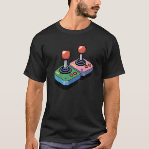 T-shirt Manette Néon Rétro Gaming
