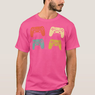 T-shirt Manettes de jeu vintage fille fille