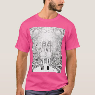 T-shirt Manga Anime Fille Démon Beauté Horreur drôle