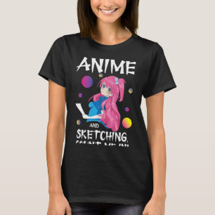 T-shirt Manga Otaku japonais drôle Juste une fille Anime S