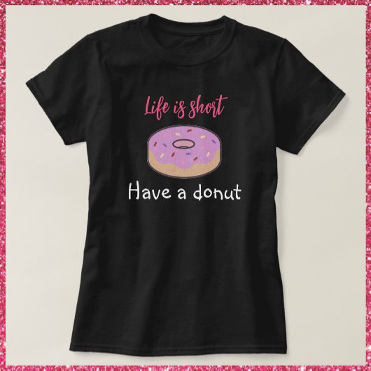 T-shirt Mange Avoir Un T-Shir À La Donut