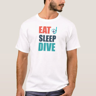 T-shirt Mange, Dors, Plongée