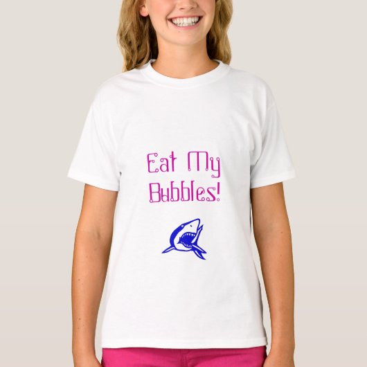 T-shirt Mange Mes Bulles ! (Devant)