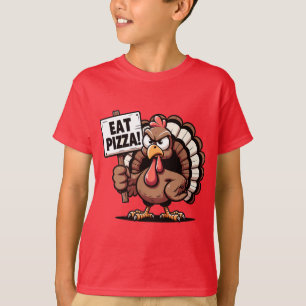T-shirt Mange Pizza Turquie T Chemise