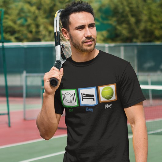 T-shirt Mange Sleep Play Tennis