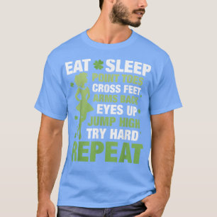 T-shirt Mange Sleep Point Tos Cross Feet Irish Dance