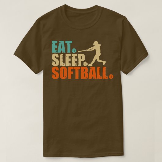 T-shirt Mange Sleep Softball (Design devant)