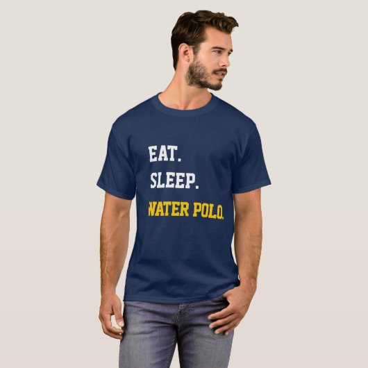 T-shirt Mange Sleep Water polo (Devant entier)