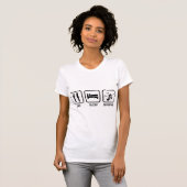 T-shirt Mange Sommeil Skydive (Devant entier)