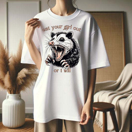 T-shirt Mange ta fille dehors ou je le ferai