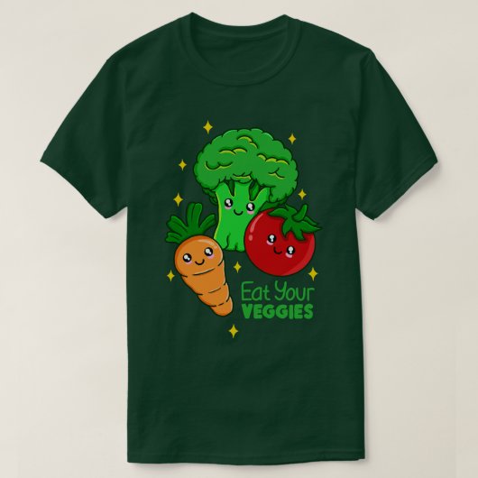 T-shirt Mange tes Légumes (Design devant)