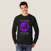 T-shirt Mangeons Kitty Ponctuation Sauve Chats Halloween (Devant entier)