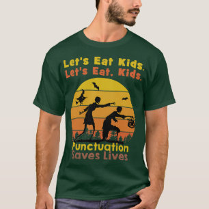 T-shirt Mangeons les enfants Halloween Zombie Chemise Zomb