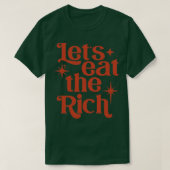 T-shirt Mangeons les riches (Design devant)
