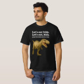 T-shirt Mangeons Ponctuation Enfants Saves Vies Grammaire (Devant entier)