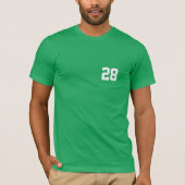 T-shirt Manger Baseball Sleep Conception (Devant)