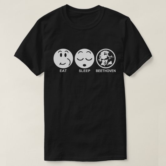 T-shirt Manger Beethoven Sleep (Design devant)
