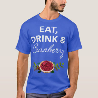 T-shirt Manger Boire Cranberry